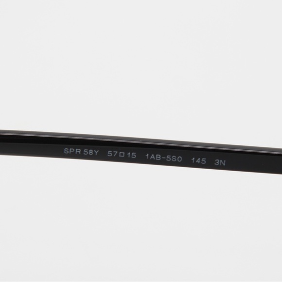 NEW PRADA PR58YS 1AB5S0 SUNGLASSES PRADA SPR 58Y BLACK UNISEX EYEWEAR PR 58YS - Picture 12 of 13